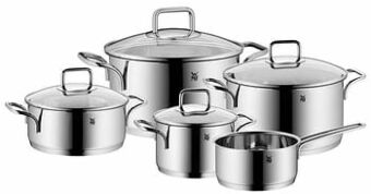 Makro WMF Kookpottenset Profiselect zilver 5 stuks aanbieding