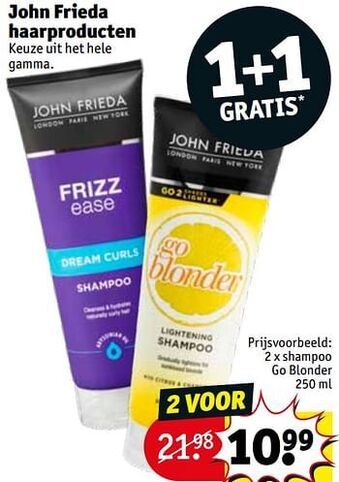 John frieda haarproducten shampoo go blonder 250ml