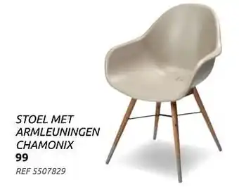 Stoel met armleuningen chamonix