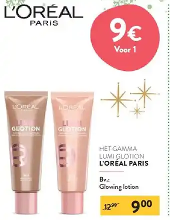 Di Glowing lotion aanbieding