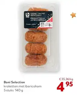 OKay Boni Selection kroketten met ibericoham 5 stuks 140 g aanbieding