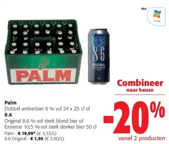 Colruyt Palm Extreme 10,5 % vol sterk donker bier 50 cl aanbieding