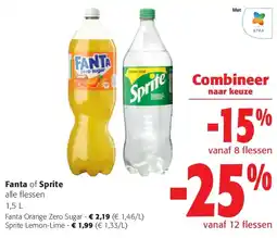 Colruyt Fanta Orange Zero Sugar aanbieding