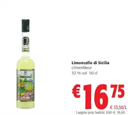 Colruyt Limoncello di Sicilia citroenlikeur 32 % vol 50 cl aanbieding