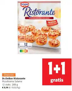 Colruyt Dr.Oetker Ristorante Piccolissima Salame aanbieding