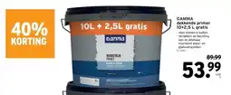 GAMMA GAMMAdekkende primer 10+2,5 L gratis aanbieding