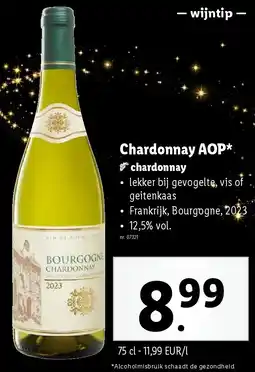 Lidl Chardonnay AOP aanbieding