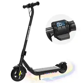 Decathlon Elektrische Step voor Kinderen EVERCROSS - E6 Zwart aanbieding