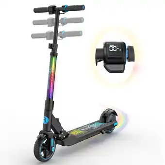 Decathlon Opvouwbare Elektrische Step voor Kinderen van 6-12 Jaar EVERCROSS - EV06C Blauw aanbieding