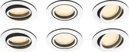 Coolblue Philips Hue Milliskin Spot Encastré White Ambiance - Rond - Blanc - Lot de 6 aanbieding