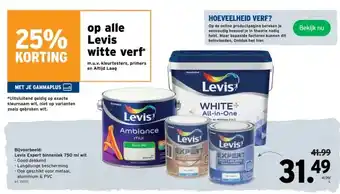 GAMMA Levis Expert binnenlak 750 ml wit aanbieding