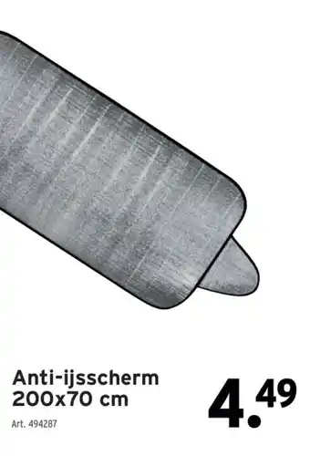 GAMMA Anti-ijsscherm 200x70 cm aanbieding