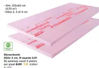 GAMMA Dikte 3 cm, R-waarde 0,91 aanbieding