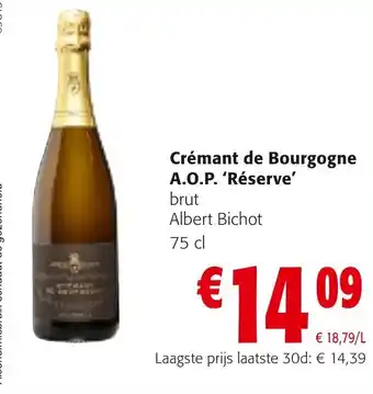 Colruyt Crémant de bourgogne a.o.p. 'réserve' aanbieding