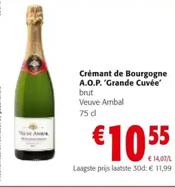 Colruyt Crémant de bourgogne a.o.p.  grande cuvée aanbieding