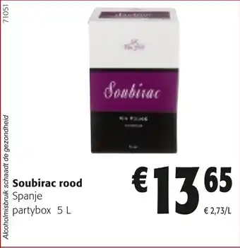 Colruyt Soubirac Rood aanbieding