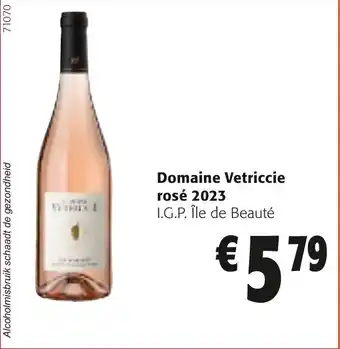 Colruyt Domaine Vetriccie rosé 2023 aanbieding