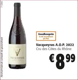 Colruyt Vacqueyras A.O.P. 2022 aanbieding