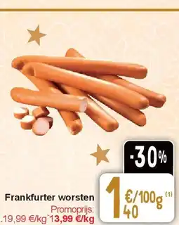 Cora Frankfurter worsten aanbieding