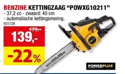 Hubo BENZINE KETTINGZAAG “POWXG10211” aanbieding