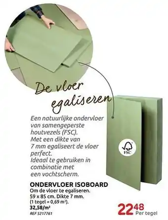 Brico Ondervloer isoboard aanbieding