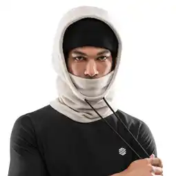 Decathlon Heren en Dames Wintersport Balaclava skimasker HAIL Sand Beige aanbieding