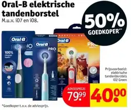 Kruidvat Oral-B elektrische tandenborstel aanbieding