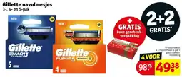 Kruidvat Gillette Navulmesjes aanbieding