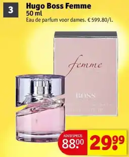 Kruidvat Hugo Boss Femme aanbieding
