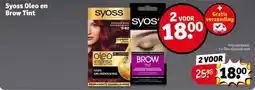 Kruidvat Syoss Oleo en Brow Tint aanbieding