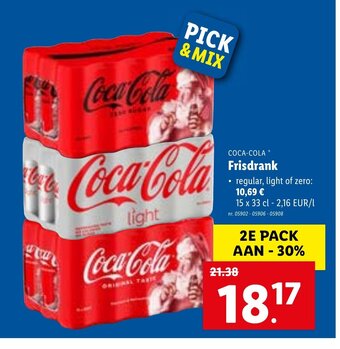 Lidl Coca-Cola Frisdrank aanbieding