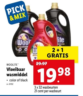 Lidl Vloeibaar Wasmiddel aanbieding