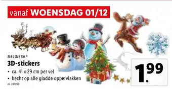Lidl Melinera 3D-Stickers 41 x 29 cm aanbieding