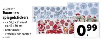 Lidl Melinera Raam-en Spiegelstickers aanbieding