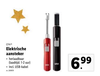 Lidl CFH Elektrische Aansteker aanbieding