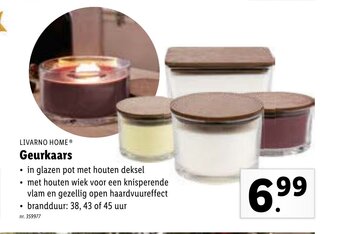 Lidl Livarno Home Geurkaars aanbieding