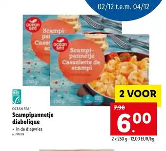 Lidl Ocean Sea Scampipannetje Diabolique 2 x 250g 2 voor aanbieding