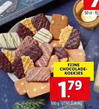 Lidl Fijne Chocoladekoekjes 100g aanbieding
