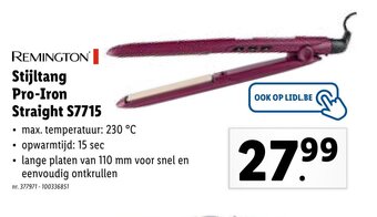 Remington Stijltang Pro-Iron Straight S7715