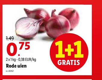 Lidl Rode Uien aanbieding