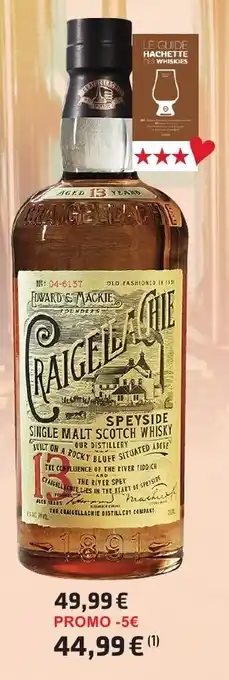 Craigellachie 13 Yrs Malt 700ml