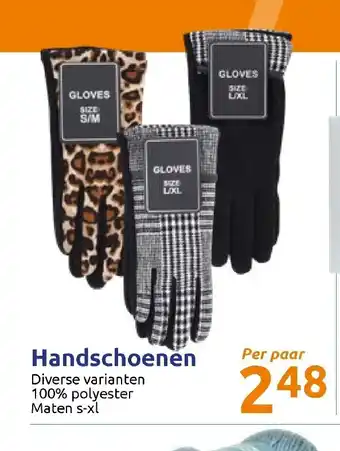 Action Handschoenen per paar aanbieding