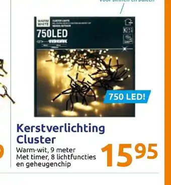 Action Kerstverlichting Cluster 750 LED aanbieding