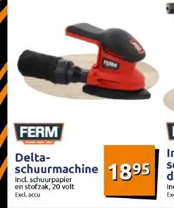Action Ferm Deltaschuurmachine aanbieding