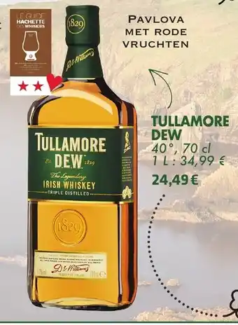 Cora Tullamore Dew Irish Whiskey 700ml aanbieding
