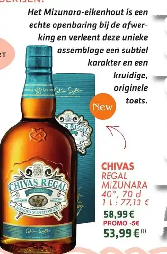 Chivas Regal Mizunara Whisky 700ml