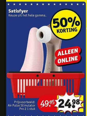 Kruidvat Satisfyer aanbieding