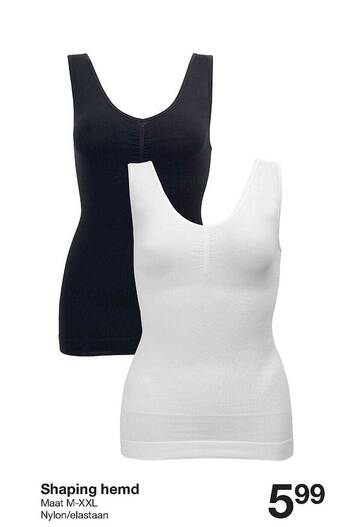 Zeeman Shaping Hemd aanbieding