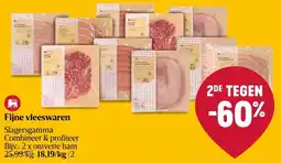 Delhaize Slagersgamma fijne vleeswaren aanbieding