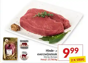Intermarché Hinde of Everzwijnsteak aanbieding